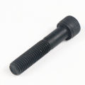 Black hexagon socket head cap screws half thread